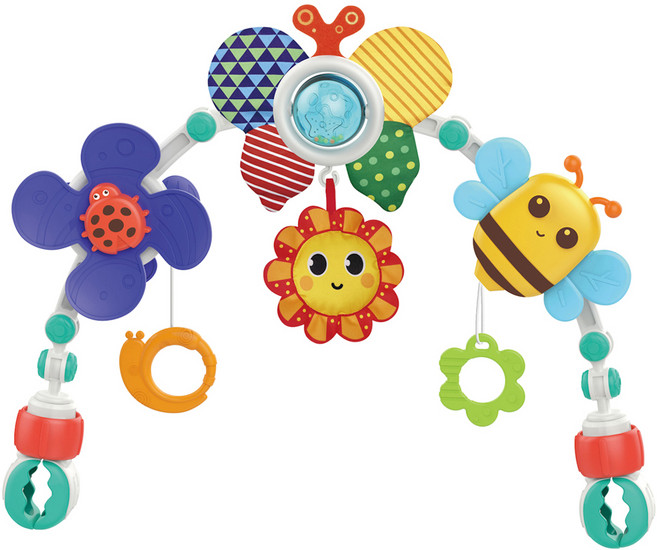 후앙어 하늘썬별 유모차 카시트 의자 모빌 꿀벌 나비 친구, 혼합색상, 1개