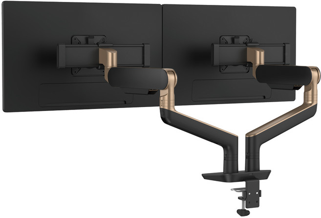 펠로우즈 라이징 듀얼 슬라이더 모니터암, 브론즈블랙, 1개