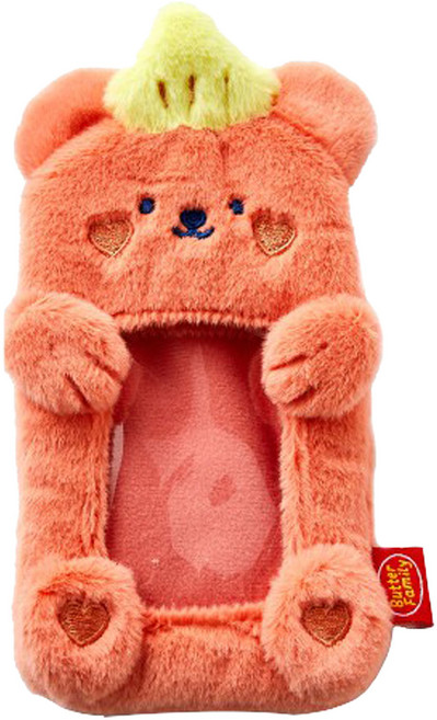 BUTTERSHOP Shop Syrup Bear 照片卡鑰匙圈, 1個, 橘色