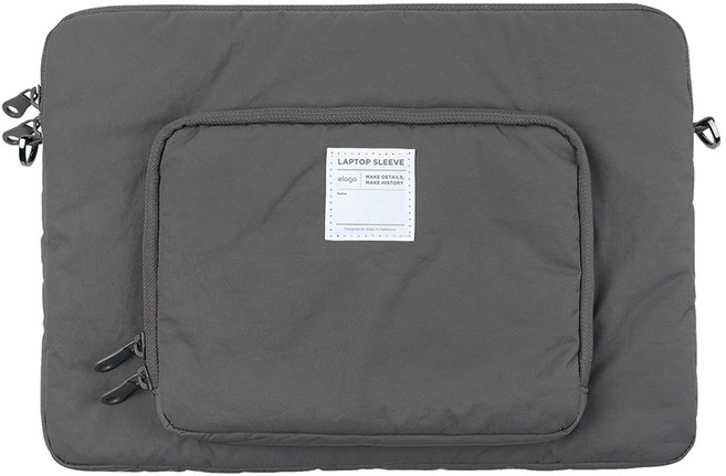 엘라고 노트북 포켓 파우치, 다크그레이, 1개