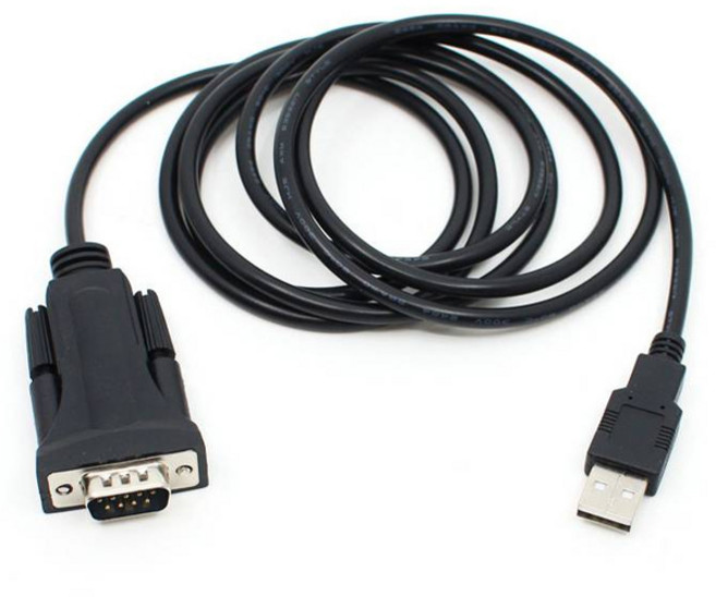 엠비에프 USB 2.0 To RS232 시리얼 컨버터 고급형 케이블 1.8m, MBF-RS232HQ, 1개