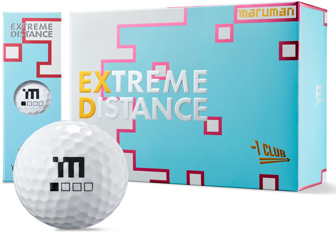 마루망 익스트림 디스턴스 볼 2피스, 화이트, 1개, 12개입
