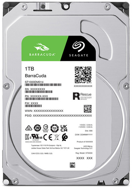 씨게이트 바라쿠다 하드디스크 HDD, 1TB, ST1000DM014