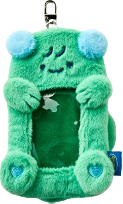 버터 힙 포토카드 키링, 그린, 1개