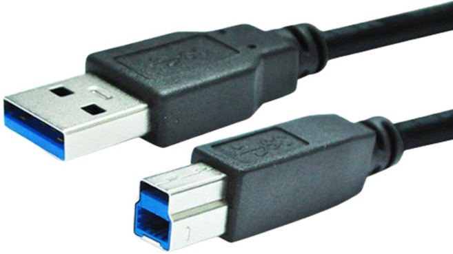 저스트링크 디옵텍 USB 3.0 A B 프린터 케이블 블랙, 1개, 2m
