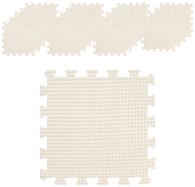 펫트리움 반려동물 모더닉 EVA 퍼즐매트 10p, 오트밀, 2개
