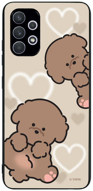 유스픽 왕왕 귀여워 발라당 알룸 범퍼 휴대폰 케이스