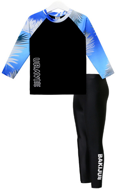 유라비 아동용 벨라즈 수영복 상하의 세트