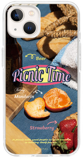 에잇클로드 빈티지매거진 투명젤리 휴대폰 케이스