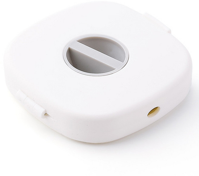 USB 이어폰 케이블 휴대용 보관함 2p, 화이트