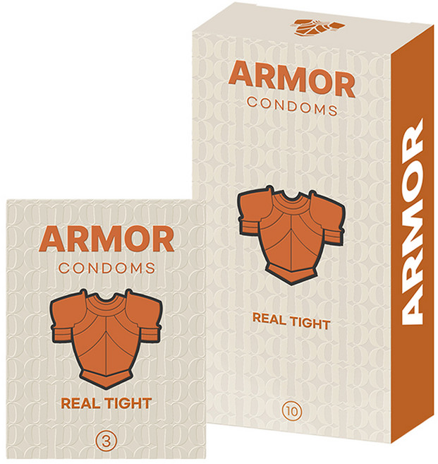 아머 리얼타이트 무꼭지 일반형 콘돔 3p + 10p 세트, 1세트