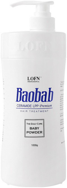 로픈 바오밥 세라마이드 LPP 프리미엄 헤어트리트먼트 베이비파우더, 1kg, 1개