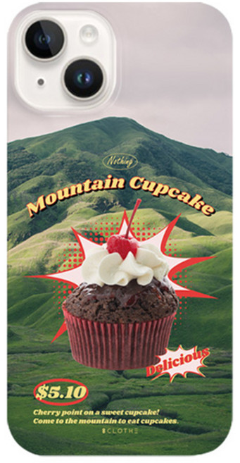 에잇클로드 빈티지매거진 슬림하드 휴대폰 케이스