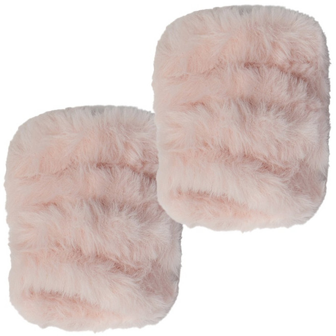 yarna 밍크 모루 털실 20mm, 8 베이비핑크, 2개