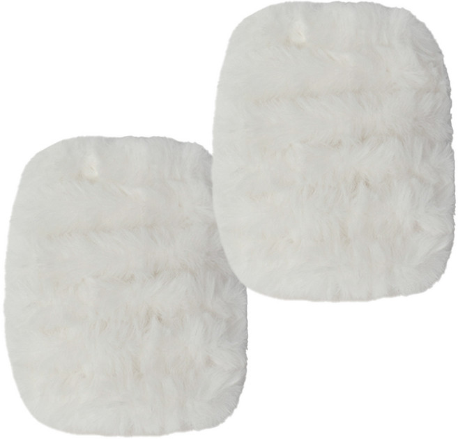 yarna 밍크 모루 털실 20mm, 1화이트, 2개