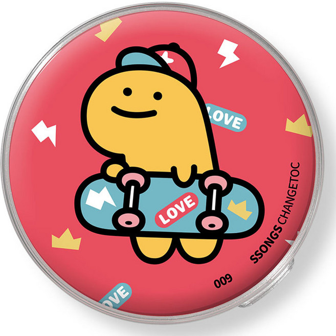 쏭스 탈부착 그립 에폭시 휴대폰 거치대 체인지톡, 009 꼼지락다이노 티라노 보드, 1개