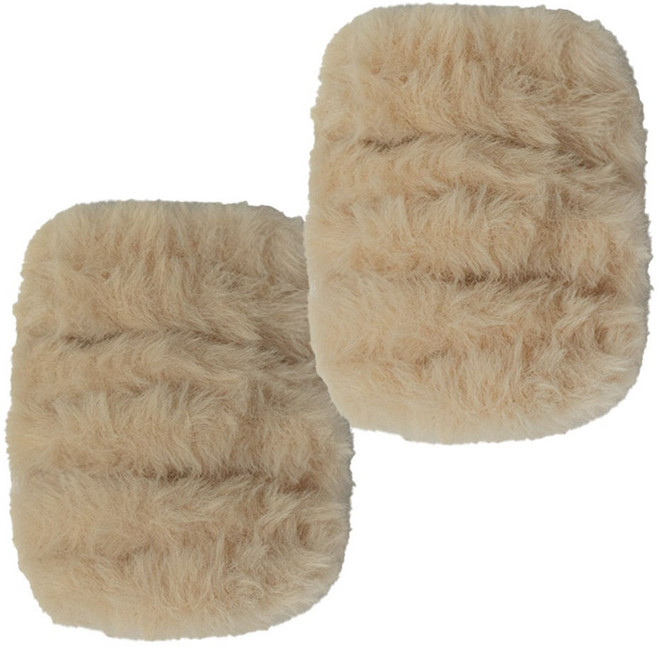 yarna 밍크 모루 털실 20mm, 3베이지, 2개