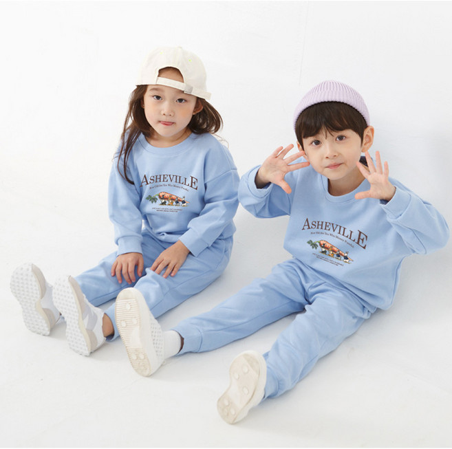 키즈크루 아동용 캐롯버니 맨투맨