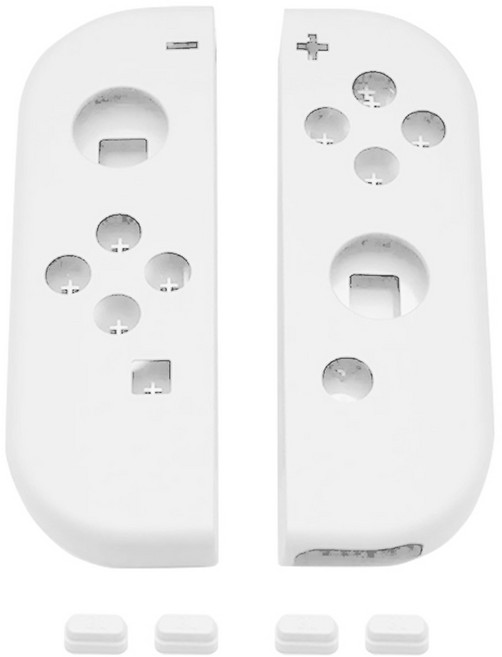 스페이스쉴드 닌텐도 스위치 / 스위치 OLED 조이콘 하우징 DIY 커스텀 케이스 화이트, 1개