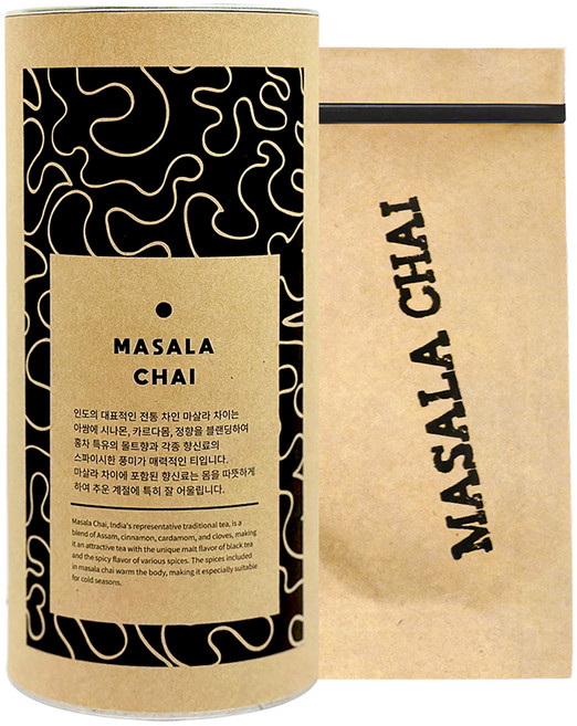 마녀의부엌 짜이왈라 전통 마살라차이 차 선물세트, 1세트, 1개입, 60g