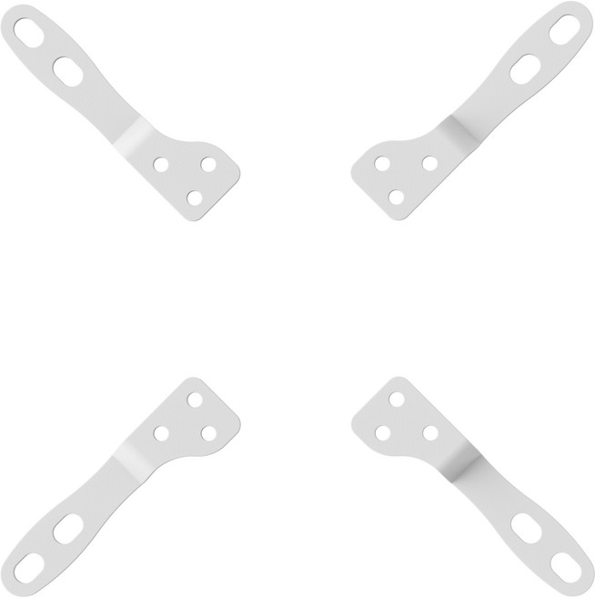 와이드뷰 벽걸이 VESA 확장브라켓 화이트 200 x 200 mm 4p, EKW201W, 4개