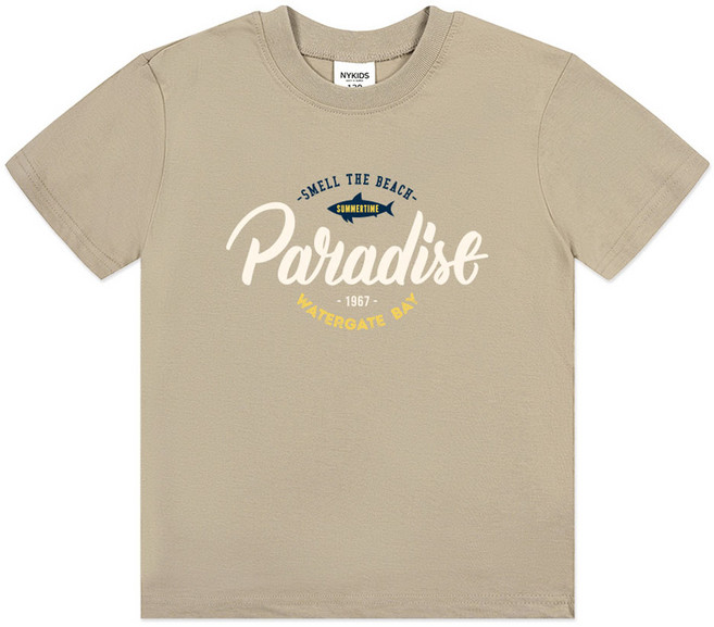 뉴욕꼬맹이 아동용 통기성 NY 반팔 티셔츠 W156