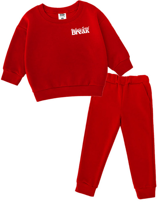 키즈크루 아동용 비치토커 맨투맨 상하의 세트