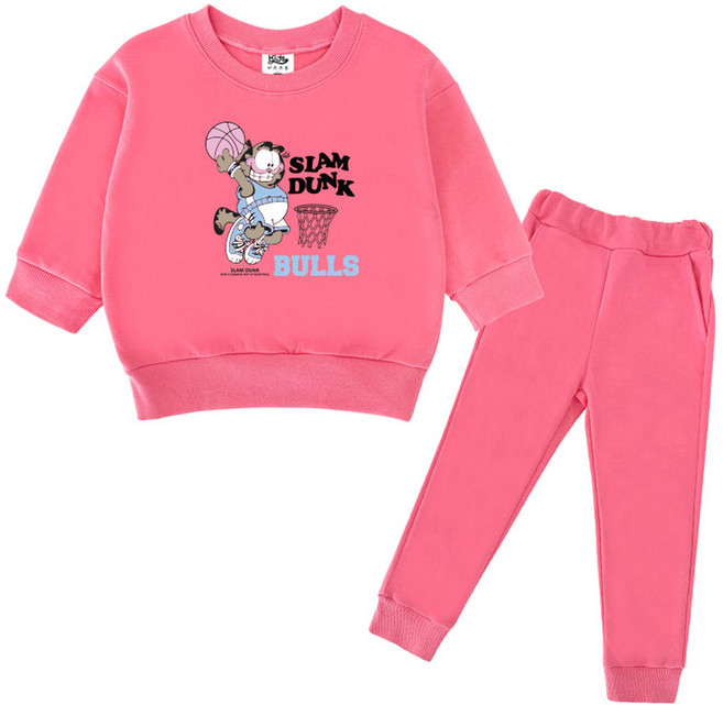 키즈크루 아동용 덩크슛 맨투맨 상하의 세트