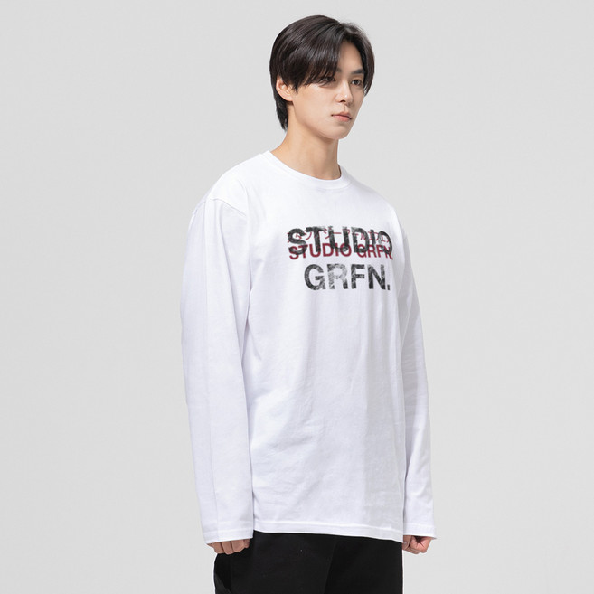 그랜피니 베이직 라운드 도쿄 스튜디오 통기성 긴팔 티셔츠