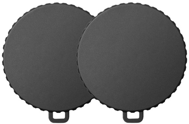 스페이스쉴드 DJI 오즈모 액션 5 프로 4 3 호환 렌즈 보호 커버, 2개