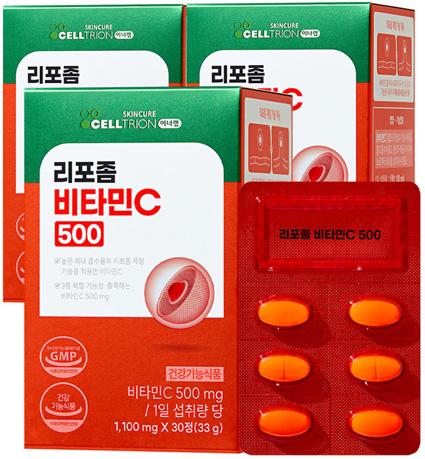 이너랩 리포좀 비타민C 500, 30정, 3개
