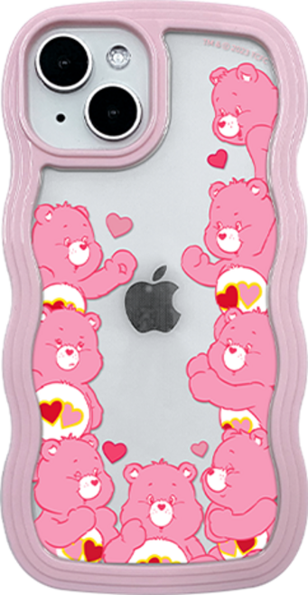 케어베어 와글와글 웨이브 컬러 휴대폰 케이스
