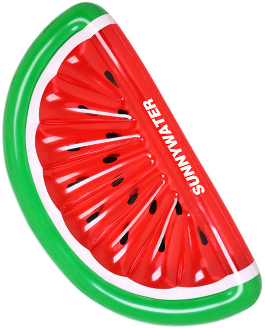써니워터 특대형 반달 수박 튜브, 혼합색상, 1개