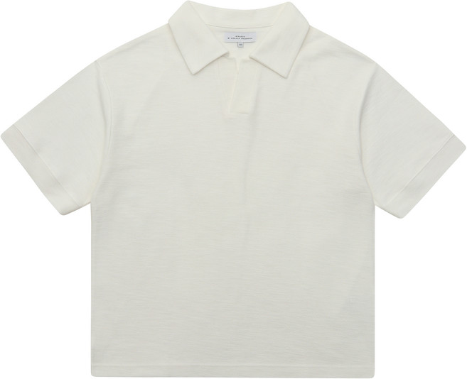 킨록 남성용 테리 오픈카라 반팔 티셔츠