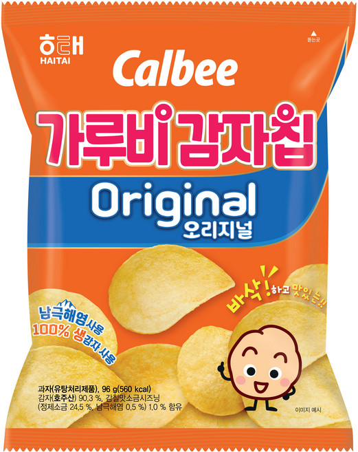 가루비 감자칩 오리지널, 96g, 1개