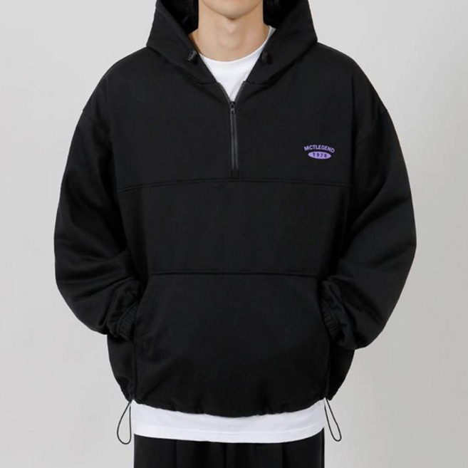 MCT Moon Collection 毛圈棉質 Anorak 拉鍊連帽T恤