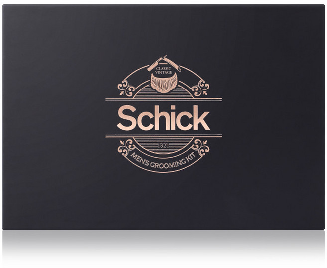 쉬크 하이드로5 내츄럴 면도기 맨즈 그루밍 키트, 5종, 1세트