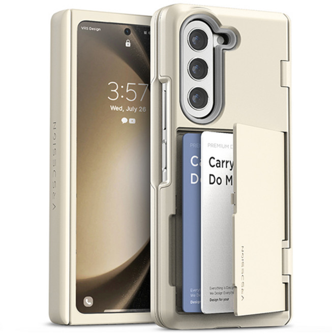 베루스 자동 힌지 보호 카드 수납 모던 고 휴대폰 케이스