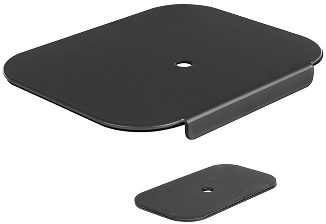 카멜마운트 고중량 모니터암 클램프 홀타입 모니터암 보강판 MPK1, 블랙, 1개