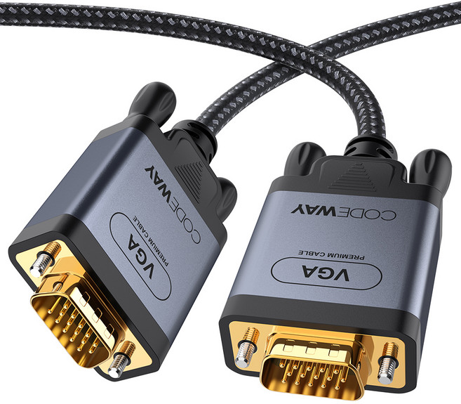 코드웨이 RGB VGA 모니터 케이블, 2m, 1개