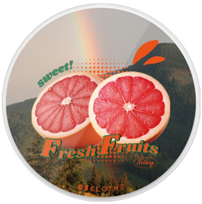 8CLOTHE HIT THE SPOT 智慧 Griptok 手機支架, 1個, 新鮮水果