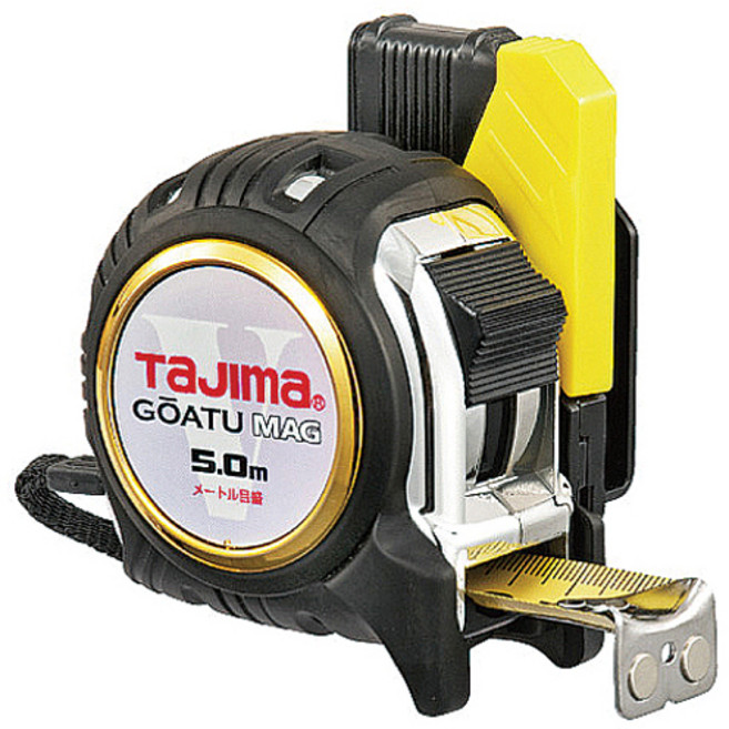 타지마 고아츠 안전 줄자 G록 자석25 GASFGLM25-50 5m, 1개
