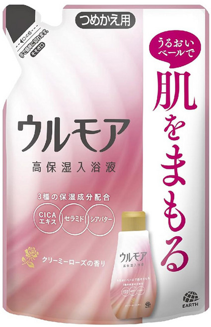 울모어 액상입욕제 크리미 로즈 리필용, 1개, 480ml