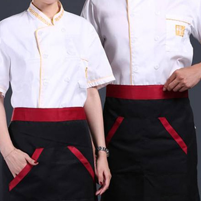 UNHAVE 雙排扣飯店廚師服 短袖
