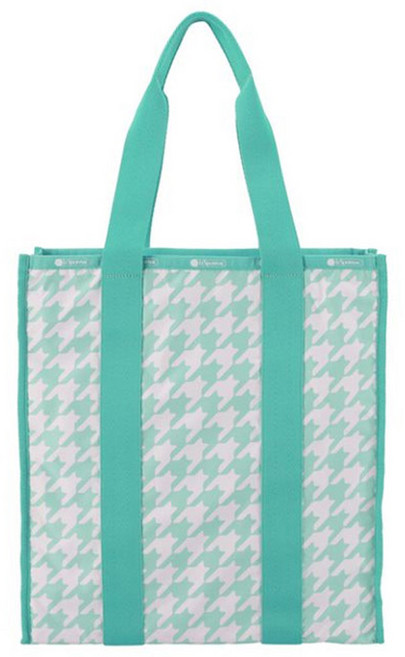 레스포색 윌로우 체크 라지 웹 북 토트백 3848.E880