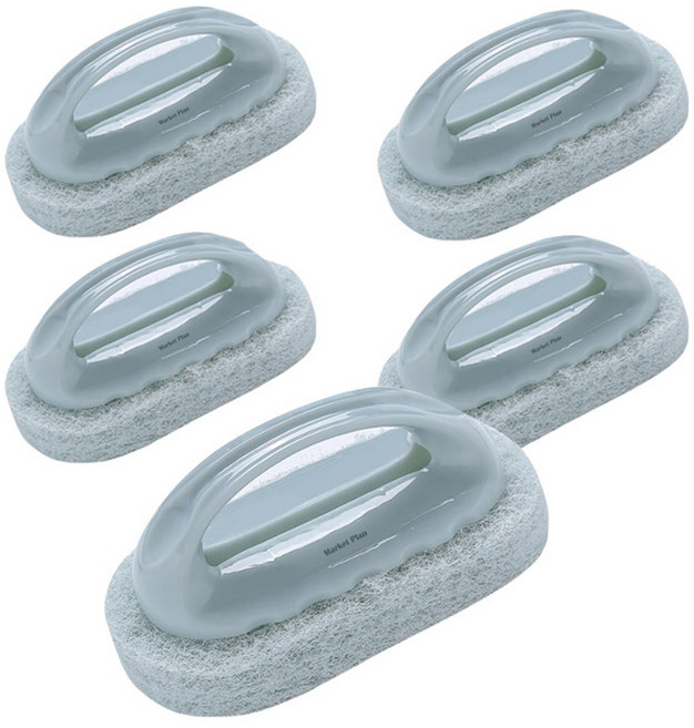 마켓플랜 클리너 매직 스펀지 브러쉬 세트, 5개