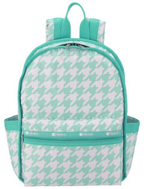 레스포색 여성용 윌로우 체크 루트 스몰 백팩 3746.E880