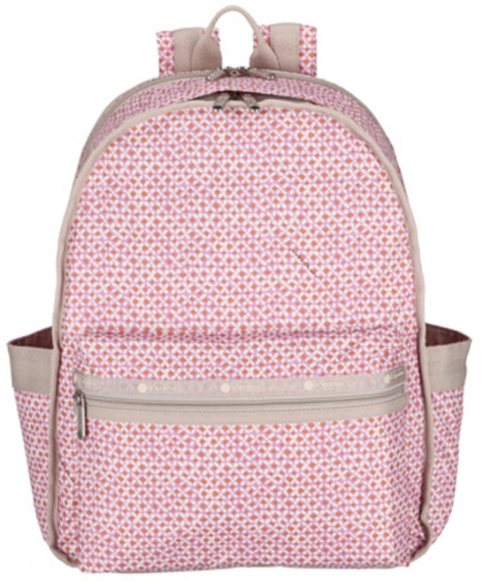 LESPORTSAC 力士保 女款後背包 3747.HF40, 菱形印花