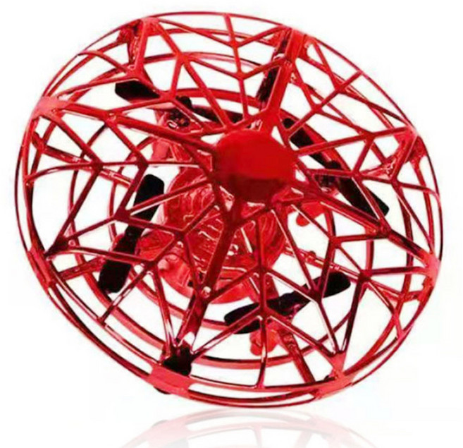 예스브랜드 UFO 미니드론 RC완구, 레드, 1개