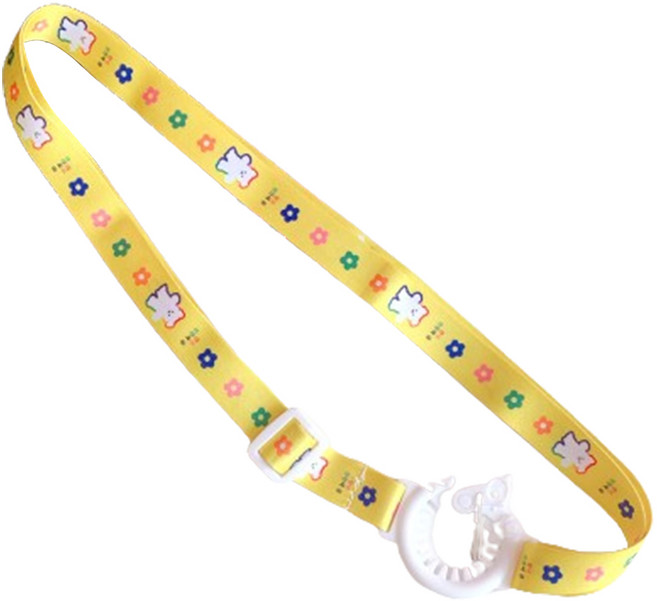 휴대용 물병 스트랩 음료수 목걸이 홀더, 옐로우, 1개